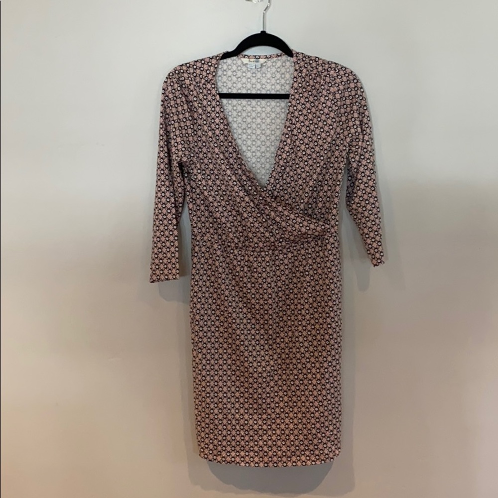 Boden Pink and Navy Tunic Dress